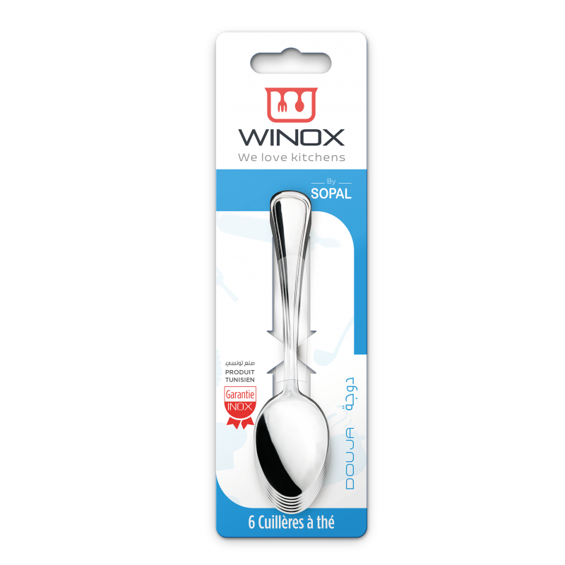 Winox blister cuillère à servir AMBRE - INOX 18/10 - Garantie à